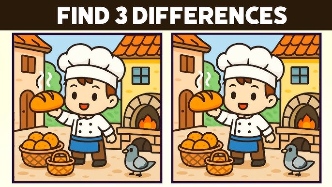 Find 3 Differences: A Fun and Engaging Brain Challenge for All Ages