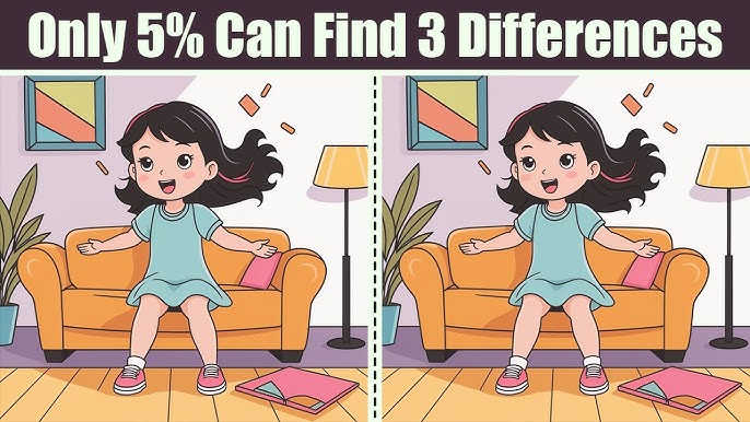 Only 5% Can Find 3 Differences – A Visual Puzzle That Tests More Than Your Eyes