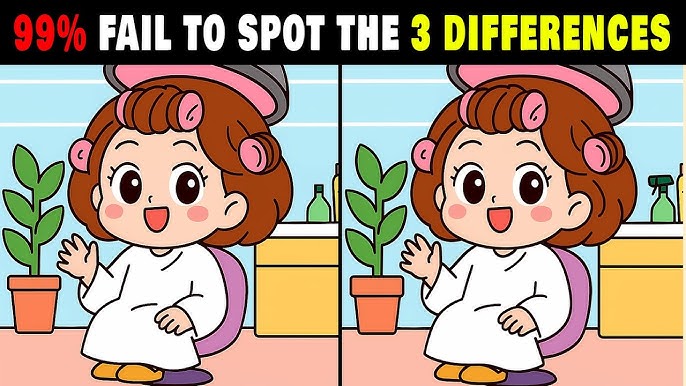 H1: Can You Spot the 3 Differences? Only 1% Can!