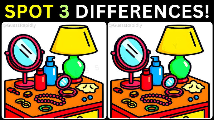 The Power of Observation: Spot the Difference and Train Your Brain