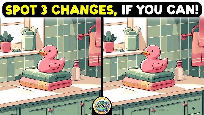 Spot the 3 Changes: A Fun Visual Challenge to Test Your Observation Skills