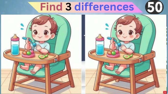 Spot the 3 Differences: The Adorable Baby Puzzle That Tests Your Sharp Eyes!